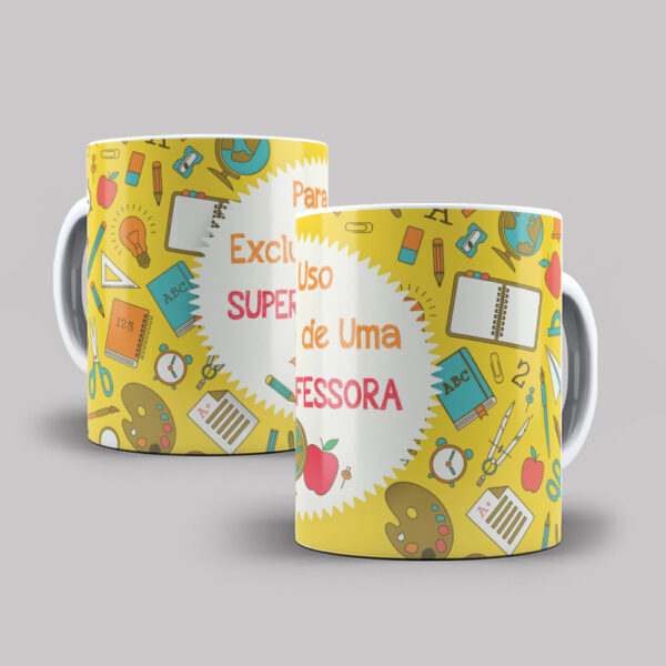 caneca super professora