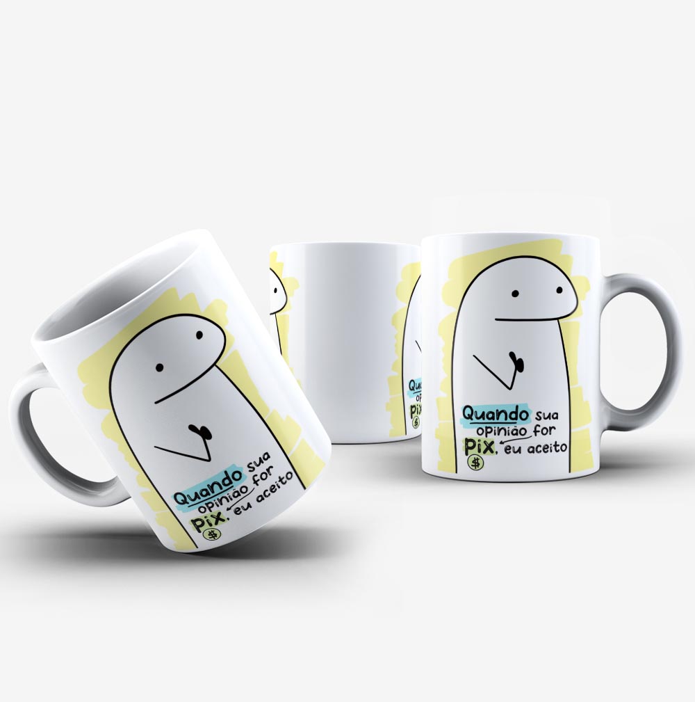 caneca opinião pix
