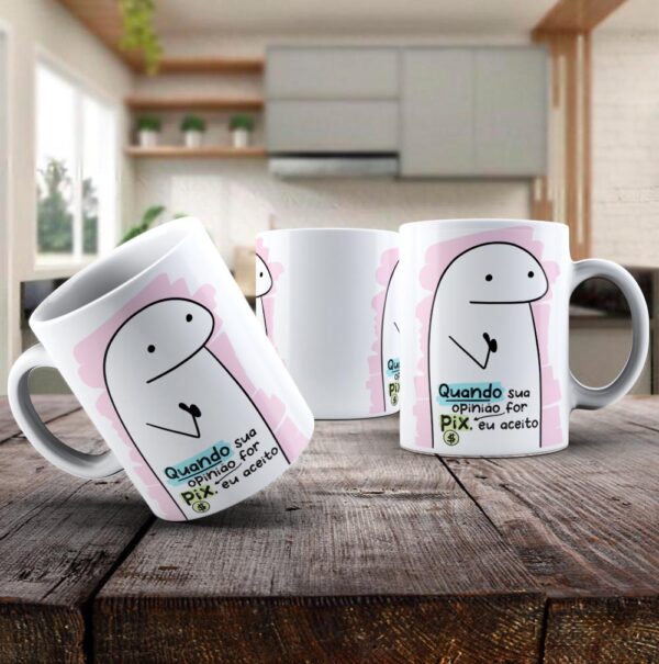 Caneca faz o pix