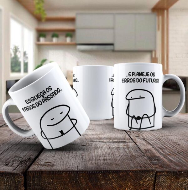 caneca flork erros do passado