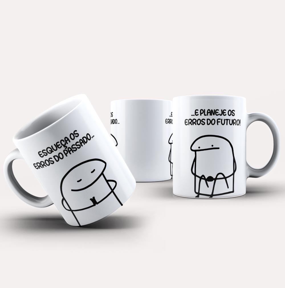 caneca flork erros do passado