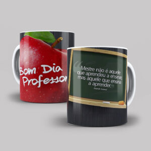 caneca Bom dia professor