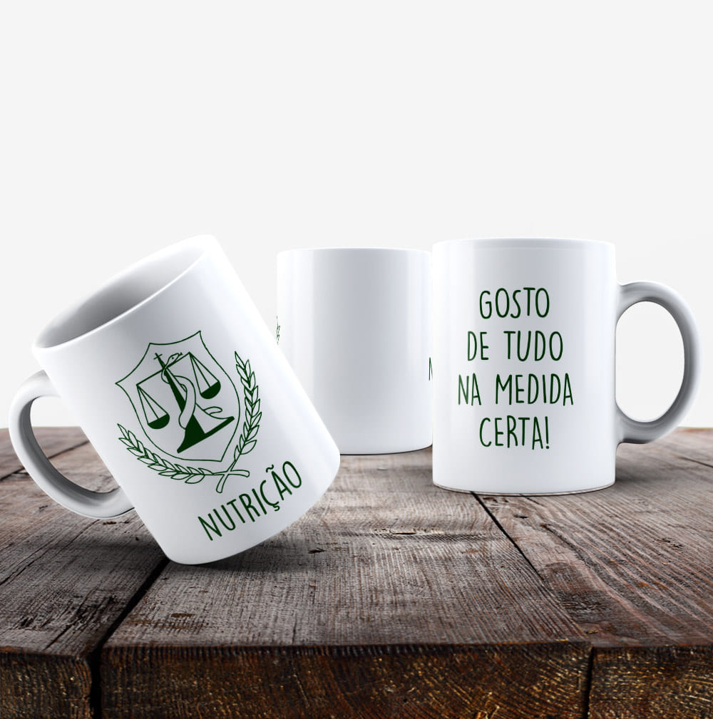 caneca nutrição nutricionista