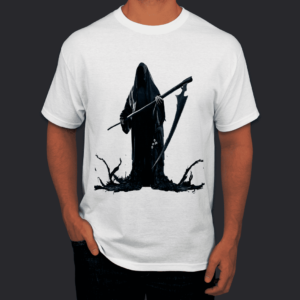 camiseta Branca halloween morte