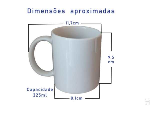 dimensões da caneca