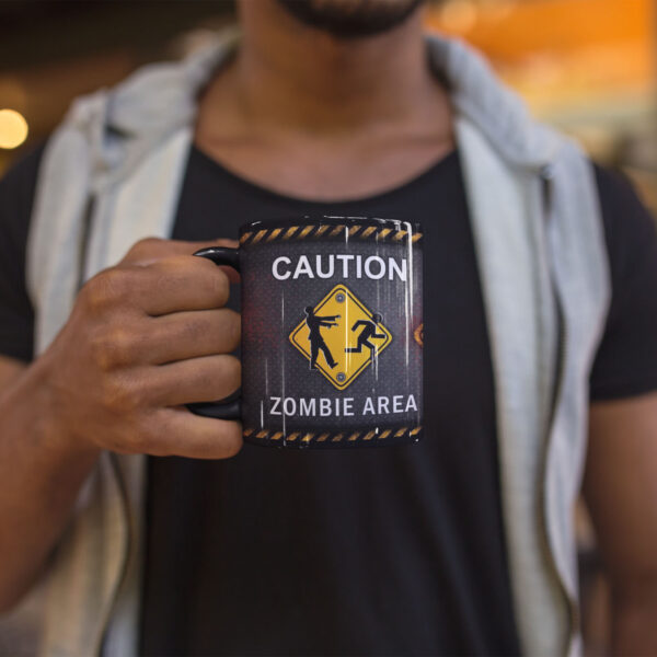 caneca de cafe area zumbi