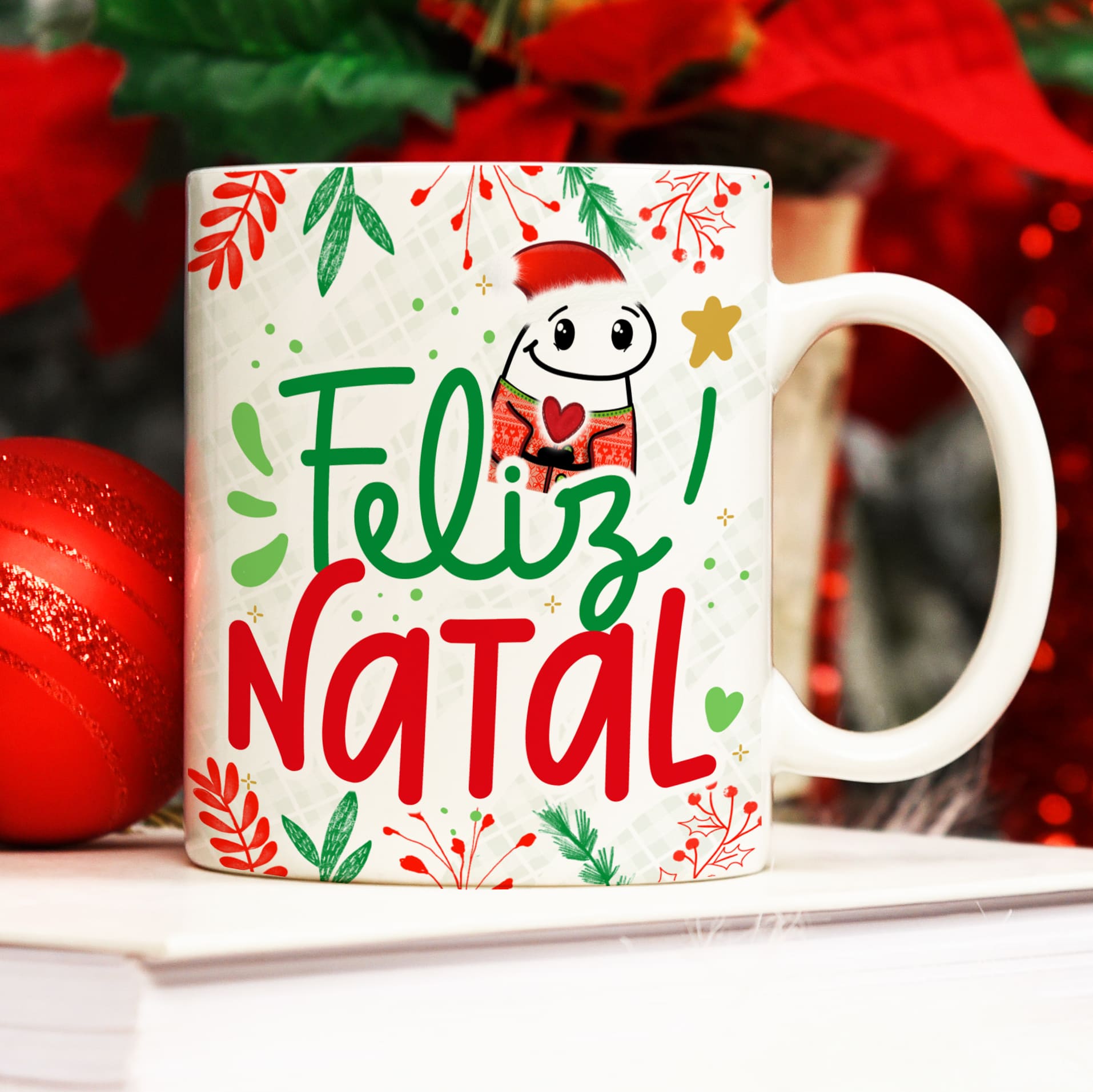 Caneca Feliz Natal Flork