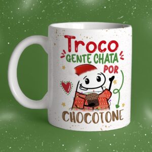 Caneca Troco Gente Chata Natal