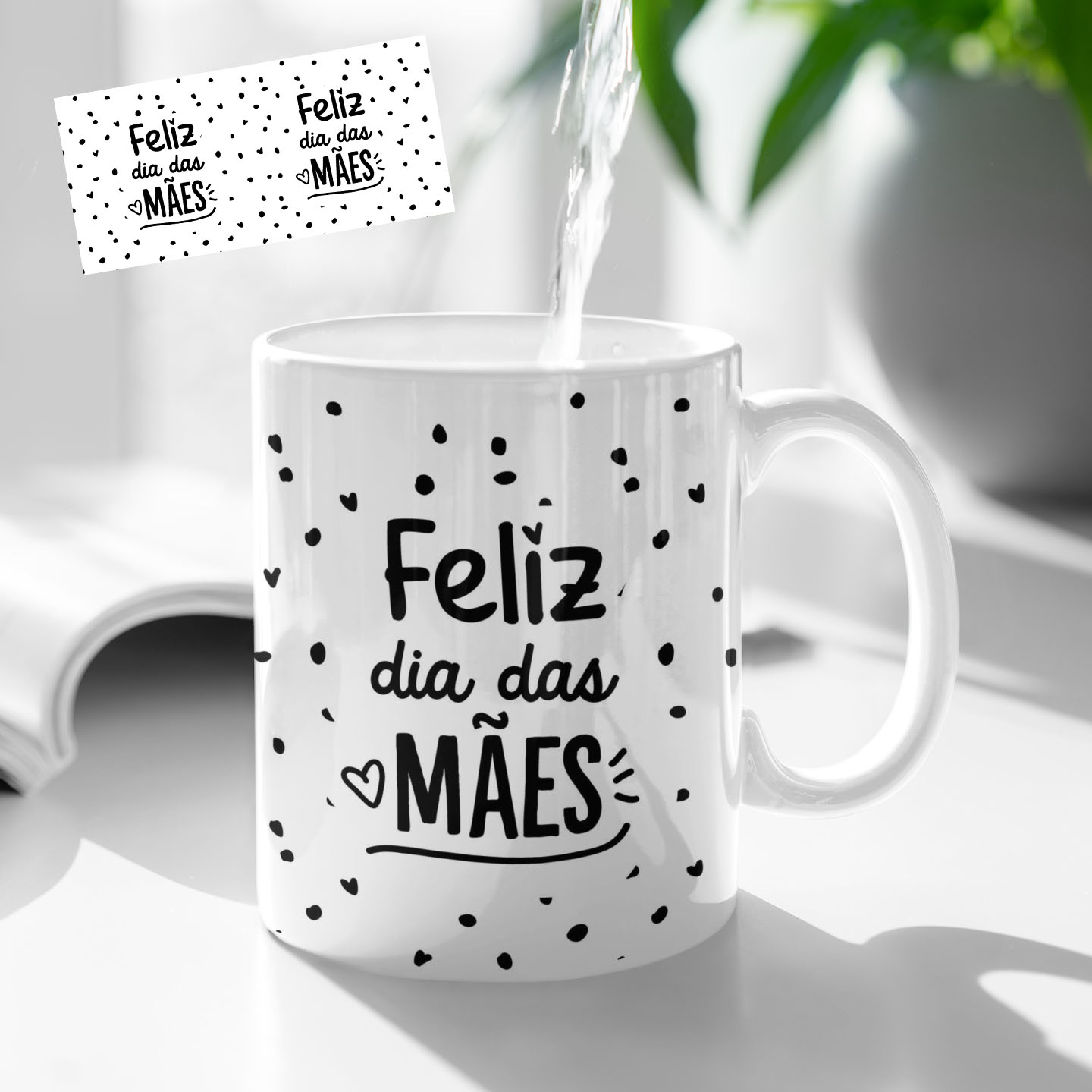 caneca feliz dia das maes