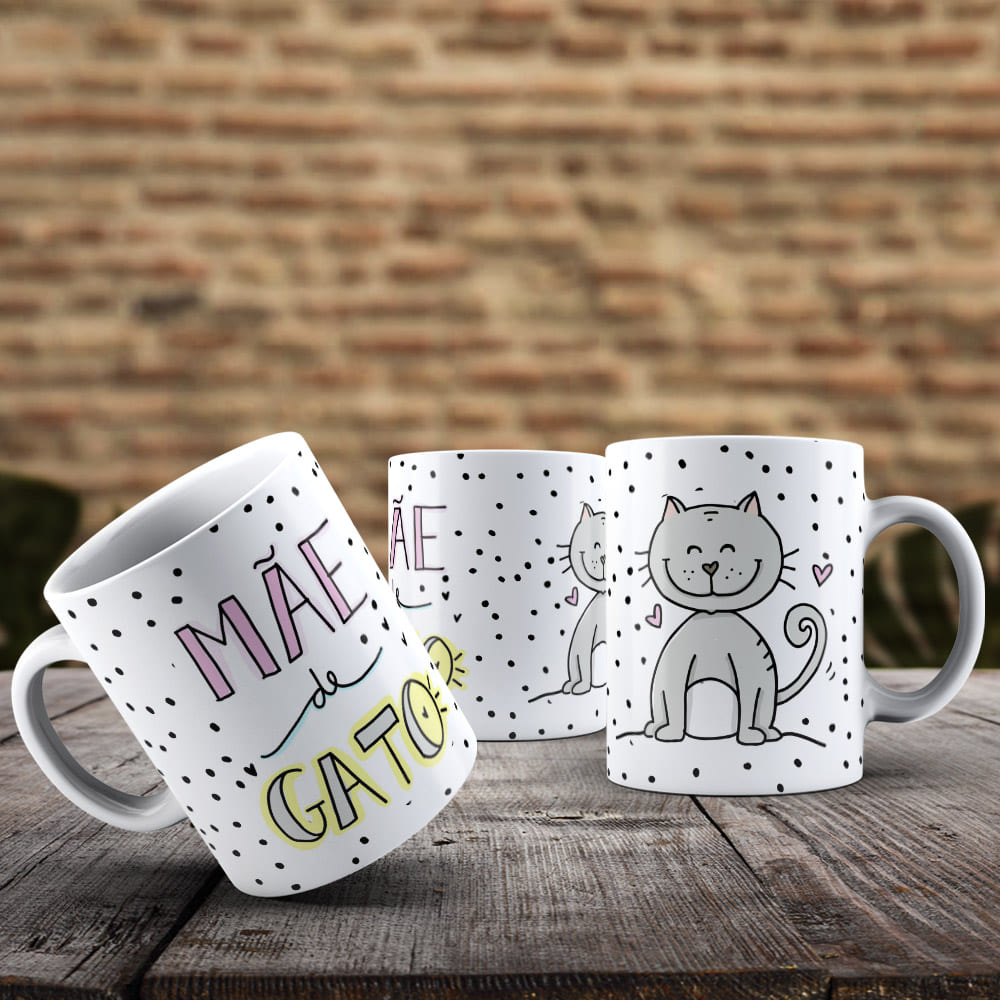 Caneca Mãe de Gato