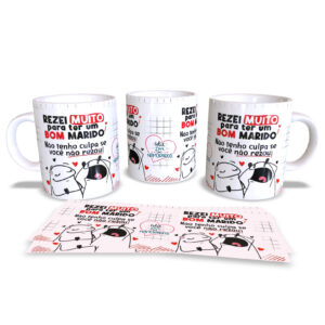 caneca Rezei muito Flork