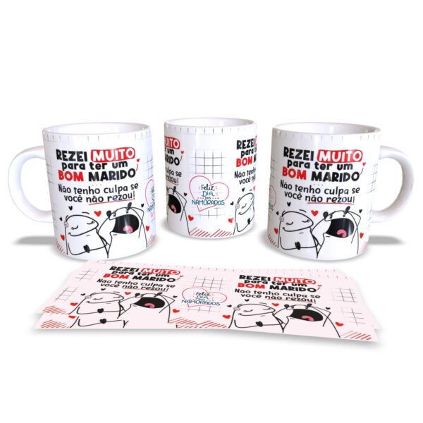 caneca Rezei muito Flork