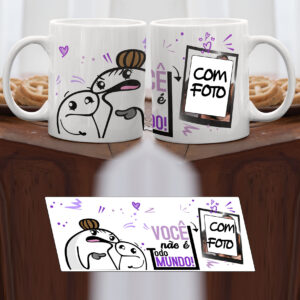 caneca maes flork com foto