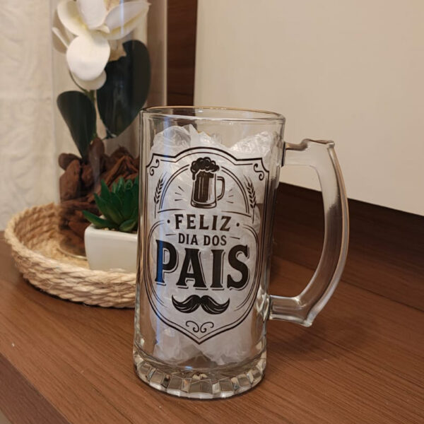 Caneca chopp Feliz dia dos pais