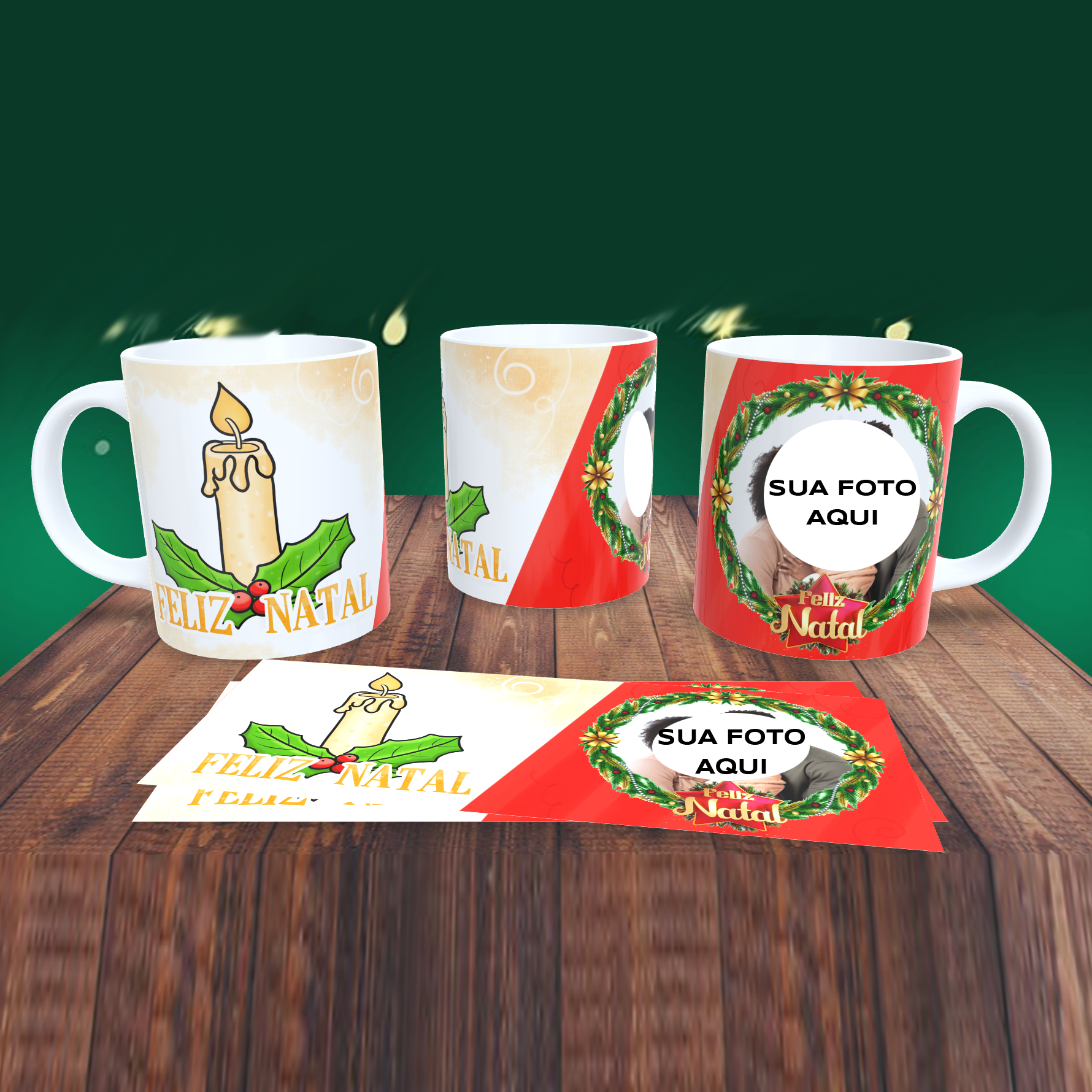 Feliz Natal com foto