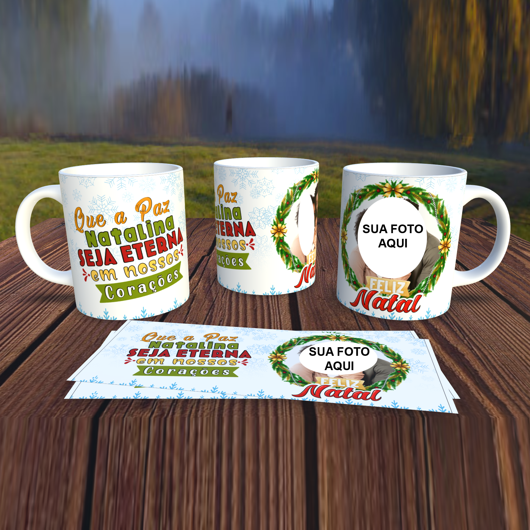 Feliz Natal com foto